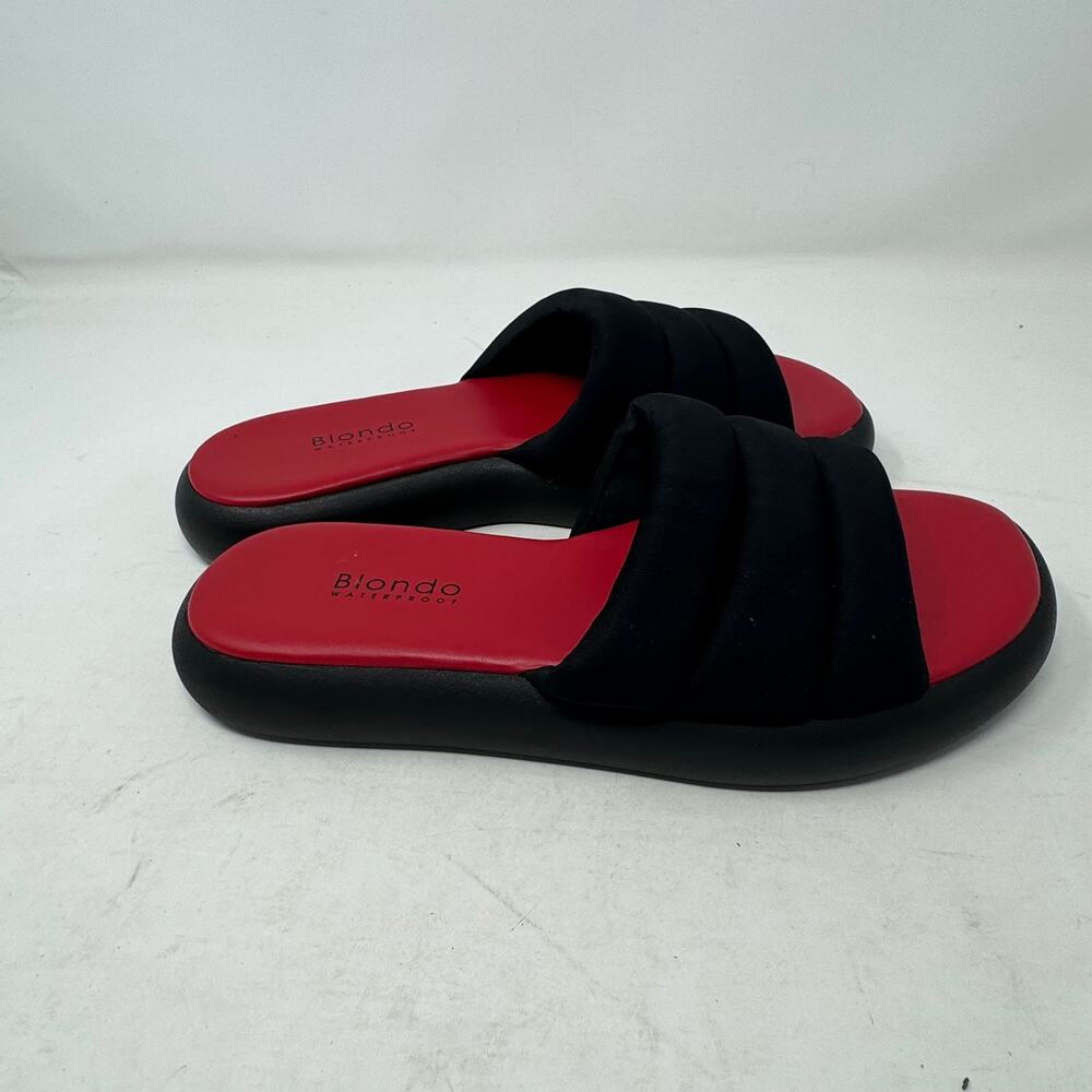 Blondo Womens Red Waterproof Silvana Slide Sandals Slip-On Size 8 - Picture 7 of 13